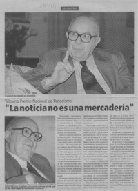 La noticia no es una mercaderia