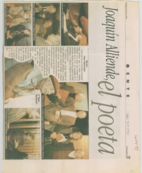 Joaquín Alliende, el poeta