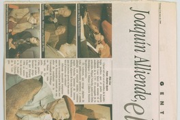 Joaquín Alliende, el poeta