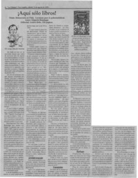 ¡Aquí sólo libros!  [artículo] Jorge Abasolo