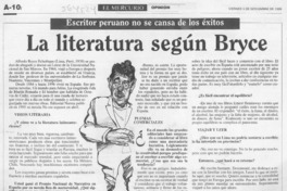 La literatura según Bryce