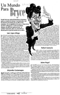 Un mundo para Bryce  [artículo] Luis López-Aliaga