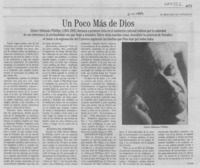 Un poco más de Dios