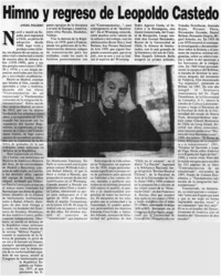 Himno y regreso de Leopoldo Castedo