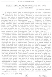 Rescate del olvido, Teófilo Cid (1914-1964)