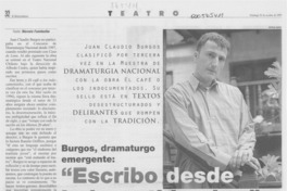 "Escribo desde la incertidumbre"