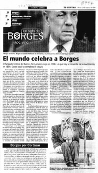 El mundo celebra a Borges  [artículo]
