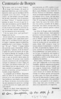 Centenario de Borges