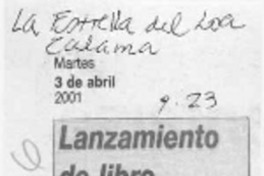 Lanzamiento de libro de poemas