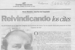 Reivindicando los cites  [artículo]