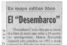 El "Desembarco"  [artículo]