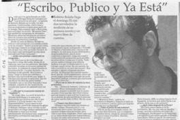 "Escribo, Publico y Ya Está"  [artículo] Andonie D., Carolina
