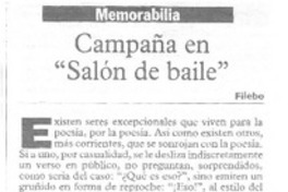 Campaña en "Salón de baile"