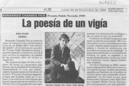 La poesía de un vigía