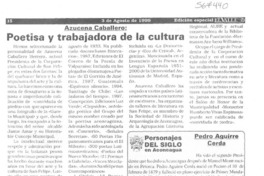 Poetisa y trabajadora de la cultura