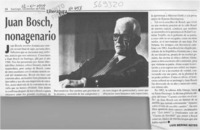 Juan Bosch, nonagenario