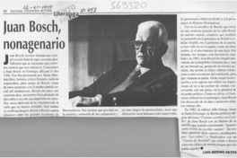 Juan Bosch, nonagenario