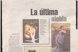 La última niebla  [artículo] Sara Vial.