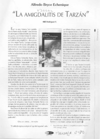 La amigdalitis de Tarzán