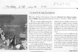Cuentos milenarios  [artículo] Pedro Díaz