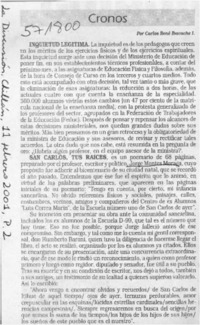 San Carlos, Tus Raíces