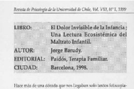 El dolor invisible de la Infancia  [artículo]