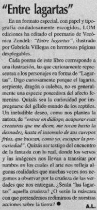 "Entre lagartas"