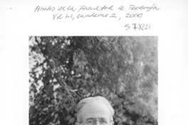 Prof. Dr. Sergio Zañartu Undurraga  [artículo] Antonio Rehbein P.