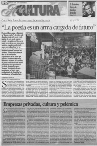 "La poesía es un arma cargada de futuro"  [artículo] Emilio Antilef