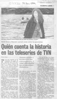 Quién cuenta la historia en las teleseries de TVN