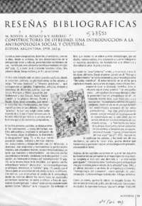 Reseñas bibliográficas  [artículo] Fresia Salinas