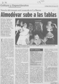 Almodóvar sube a las tablas