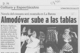 Almodóvar sube a las tablas
