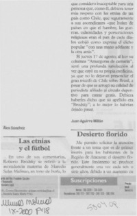 Las etnias y el fútbol