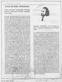 A ojo de Ariel Fernández