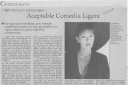Aceptable comedia ligera