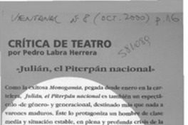 "Julián, el piterpan nacional"