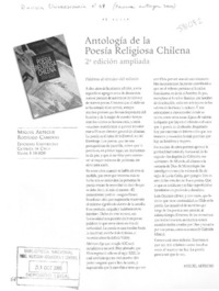 Antología de la poesía religiosa chilena