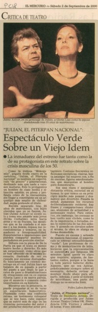 Espectáculo verde sobre un viejo idem