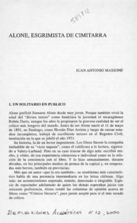 Alone, esgrimista de cimitarra