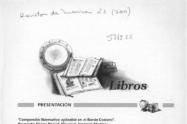 "Compendio normativo aplicbale en el Borde Costero"  [artículo]