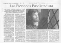 Las ficciones posdictadura  [artículo]