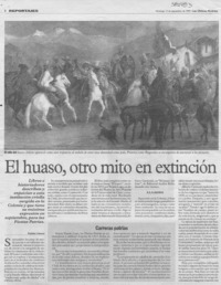 El huaso, otro mito en extinción  [artículo] Fabián Llanca