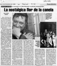 La nostálgica flor de la canela  [artículo] Andrea González