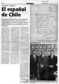 El español de Chile  [artículo] Jaime González Colville