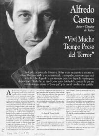 "Viví mucho tiempo preso del terror"  [artículo] Alejandra Parada Escribano