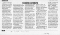 Coloane periodista  [artículo] Luis Alberto Mansilla
