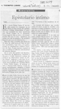 Epistolario íntimo  [artículo] Filebo