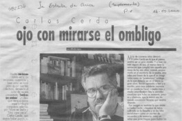 Ojo con mirarse el ombligo  [artículo] Alfredo López