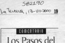 Los pasos del hombre  [artículo] Carlos Maldonado R.